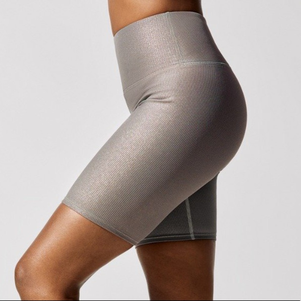 ONA Ribbed Foil Biker Short